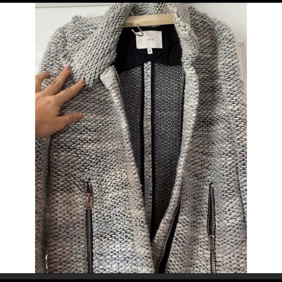 IRO Boucle Ajuma Knit Jacket sz 36 - Picture 11 of 15